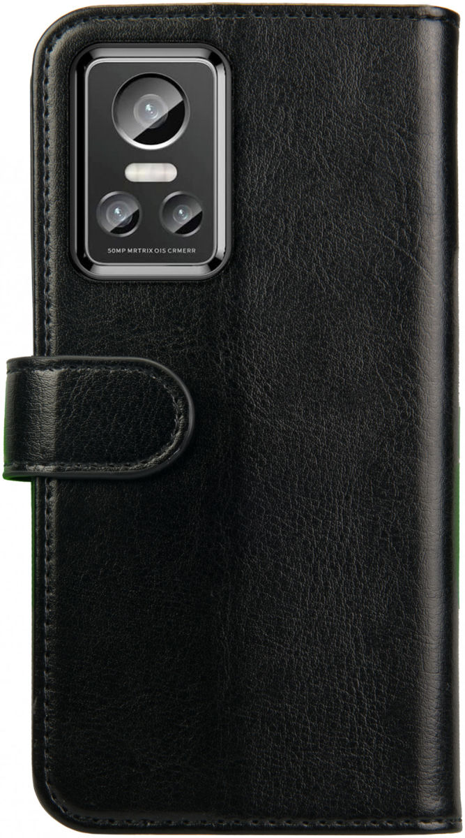 Rosso Element Realme GT Neo 3 Hoesje Book Cover Wallet Zwart afbeelding 2