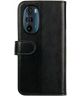 Rosso Element Motorola Edge 30 Pro Hoesje Book Cover Wallet Zwart