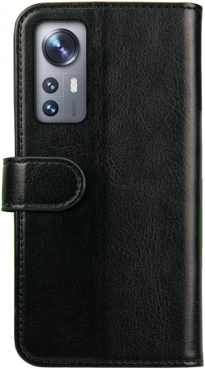 Rosso Element Xiaomi 12 / 12X Hoesje Book Cover Wallet Zwart afbeelding 2