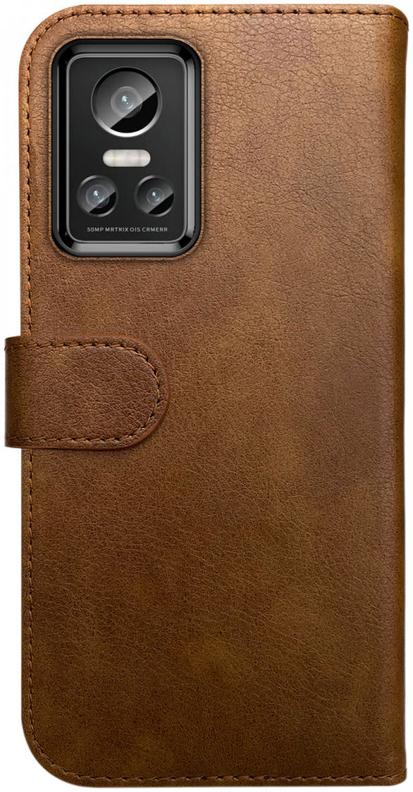 Rosso Element Realme GT Neo 3 Hoesje Book Cover Wallet Bruin afbeelding 2