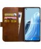 Rosso Element Oppo Find X5 Lite Hoesje Book Cover Wallet Bruin