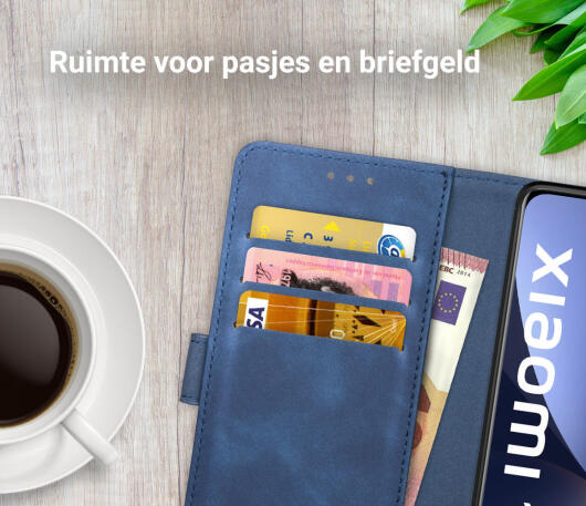 Rosso Element Xiaomi 12 / 12X Hoesje Book Cover Wallet Blauw afbeelding 10