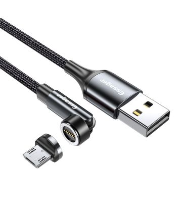 Essager 3A 540° Draaibare Magnetische Micro USB naar USB Kabel 2M Kabels
