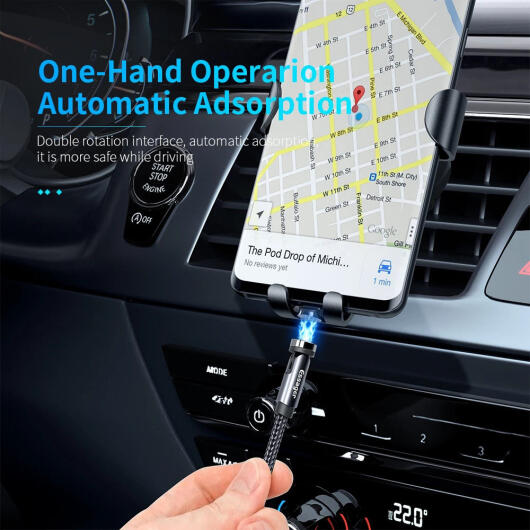 Essager 3A 540° Draaibare Magnetische Micro USB naar USB Kabel 2M afbeelding 8