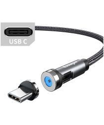 Essager 3A 540° Draaibare Magnetische USB-C naar USB Kabel 2M