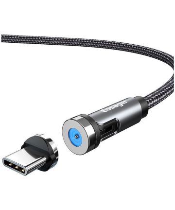 Essager 3A 540° Draaibare Magnetische USB-C naar USB Kabel 2M Kabels