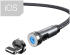 Essager 2.4A 540° Draaibare Magnetische Lightning naar USB Kabel 2M afbeelding 1
