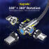 Essager 2.4A 540° Draaibare Magnetische Lightning naar USB Kabel 2M afbeelding 2