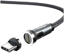 Essager 3A 540° Draaibare Magnetische USB-C naar USB Kabel 1M