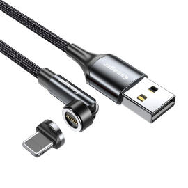Essager 3A 540° Draaibare Magnetische Lightning naar USB Kabel 1M