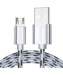 Essager 3A Gevlochten Fast Charge USB naar Micro USB Kabel 1M