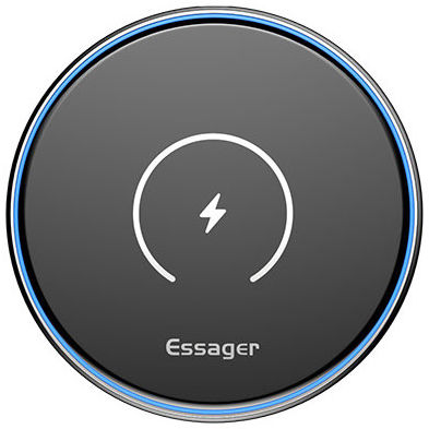 Essager 15W Fast Charge Magnetische Draadloze Oplader Met Kabel Zwart afbeelding 5