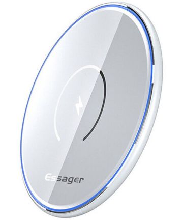 Essager 15W Fast Charge Magnetische Draadloze Oplader Met Kabel Wit Opladers