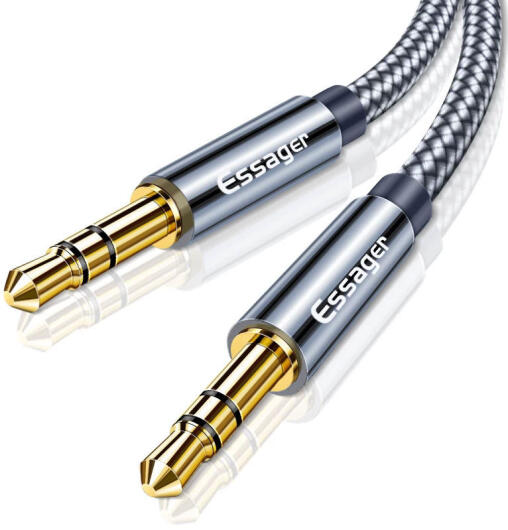 Essager AUX Verleng Kabel 3.5mm Jack naar 3.5mm Jack 3 Meter afbeelding 1