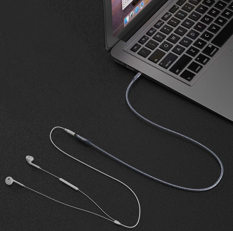 Essager 3.5mm Aux naar 3.5mm Jack Kabel 5 Meter Grijs afbeelding 7