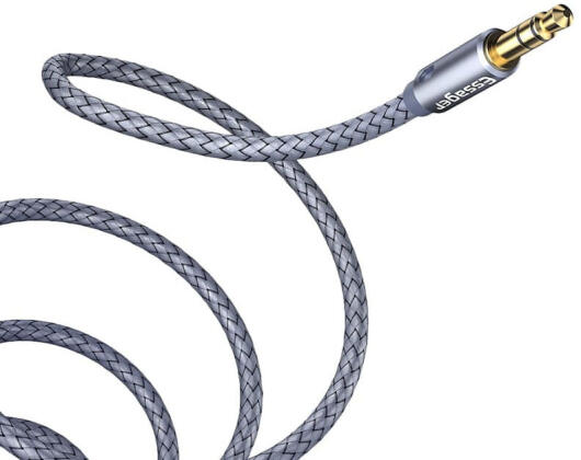 Essager 3.5mm Aux naar 3.5mm Jack Kabel 5 Meter Grijs afbeelding 6