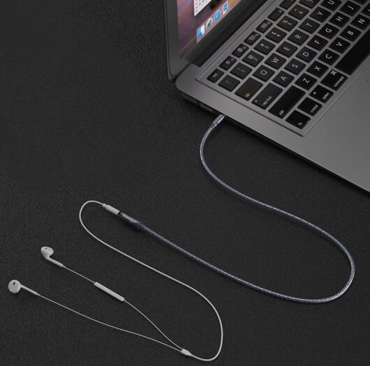 Essager 3.5mm Aux naar 3.5mm Jack Kabel 5 Meter Grijs afbeelding 7