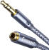 Essager 3.5mm Aux naar 3.5mm Jack Kabel 5 Meter Grijs afbeelding 1