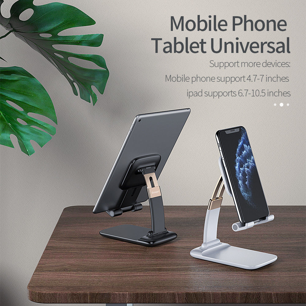 Essager Opvouwbare Verstelbare Bureau Houder Telefoon/Tablet Zwart afbeelding 3