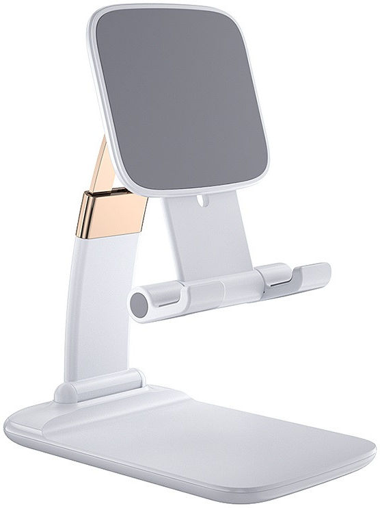 Essager Opvouwbare Verstelbare Bureau Houder Telefoon/Tablet Wit afbeelding 1
