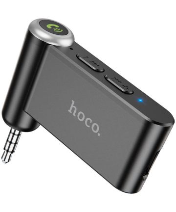 Hoco Bluetooth 5.0 Audio Receiver Auto met 3.5mm Jack AUX Aansluiting Kabels