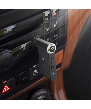 Hoco Bluetooth 5.0 Audio Receiver Auto met 3.5mm Jack Aansluiting | GSMpunt.nl