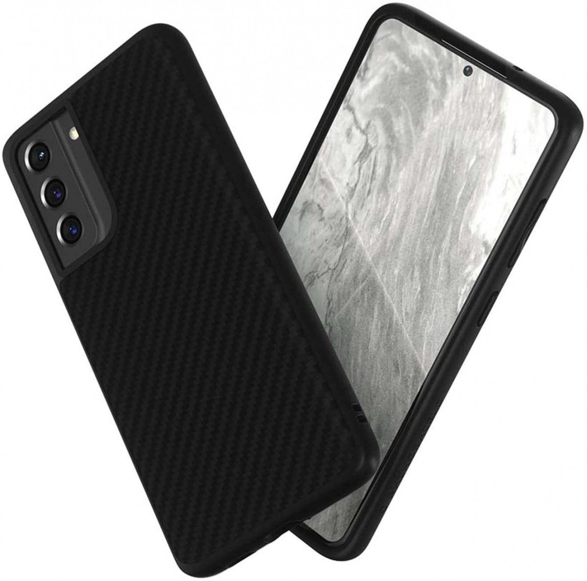 RhinoShield SolidSuit Samsung Galaxy S21 FE Hoesje Carbon Fiber afbeelding 1