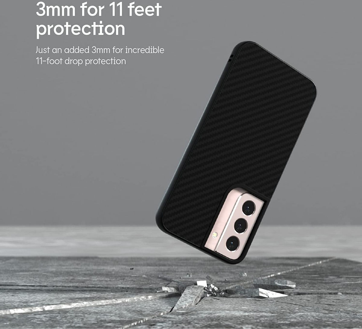 RhinoShield SolidSuit Samsung Galaxy S22 Hoesje Classic Zwart afbeelding 3