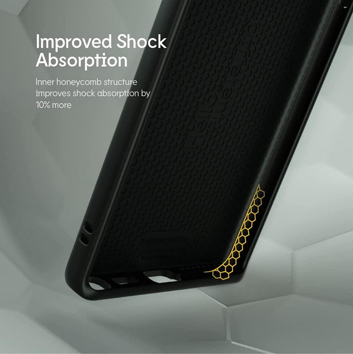 RhinoShield SolidSuit Samsung Galaxy S22 Ultra Hoesje Classic Zwart afbeelding 5