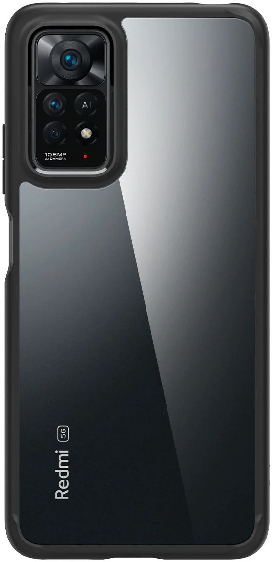 Spigen Ultra Hybrid Xiaomi Redmi Note 11 Pro (5G) Hoesje Zwart afbeelding 3