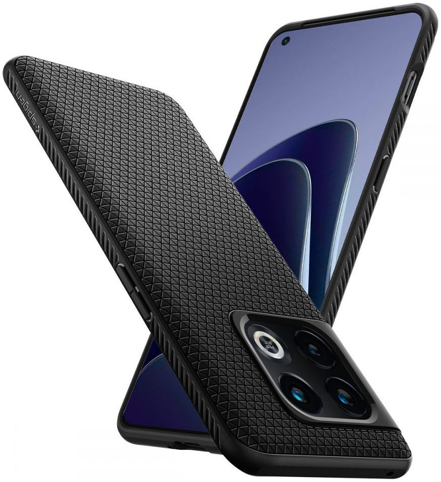 Spigen Liquid Air OnePlus 10 Pro Hoesje TPU Back Cover Zwart afbeelding 7