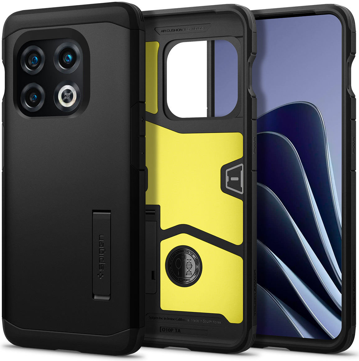 Spigen Tough Armor OnePlus 10 Pro Hoesje Back Cover Zwart afbeelding 1