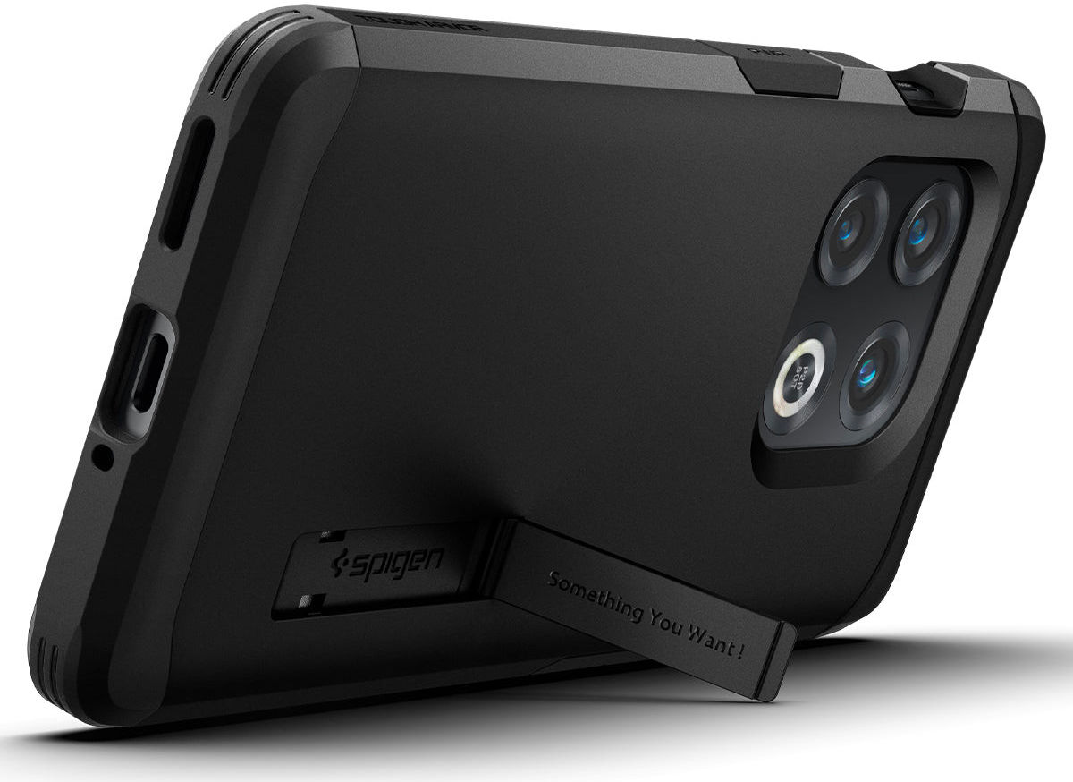 Spigen Tough Armor OnePlus 10 Pro Hoesje Back Cover Zwart afbeelding 3