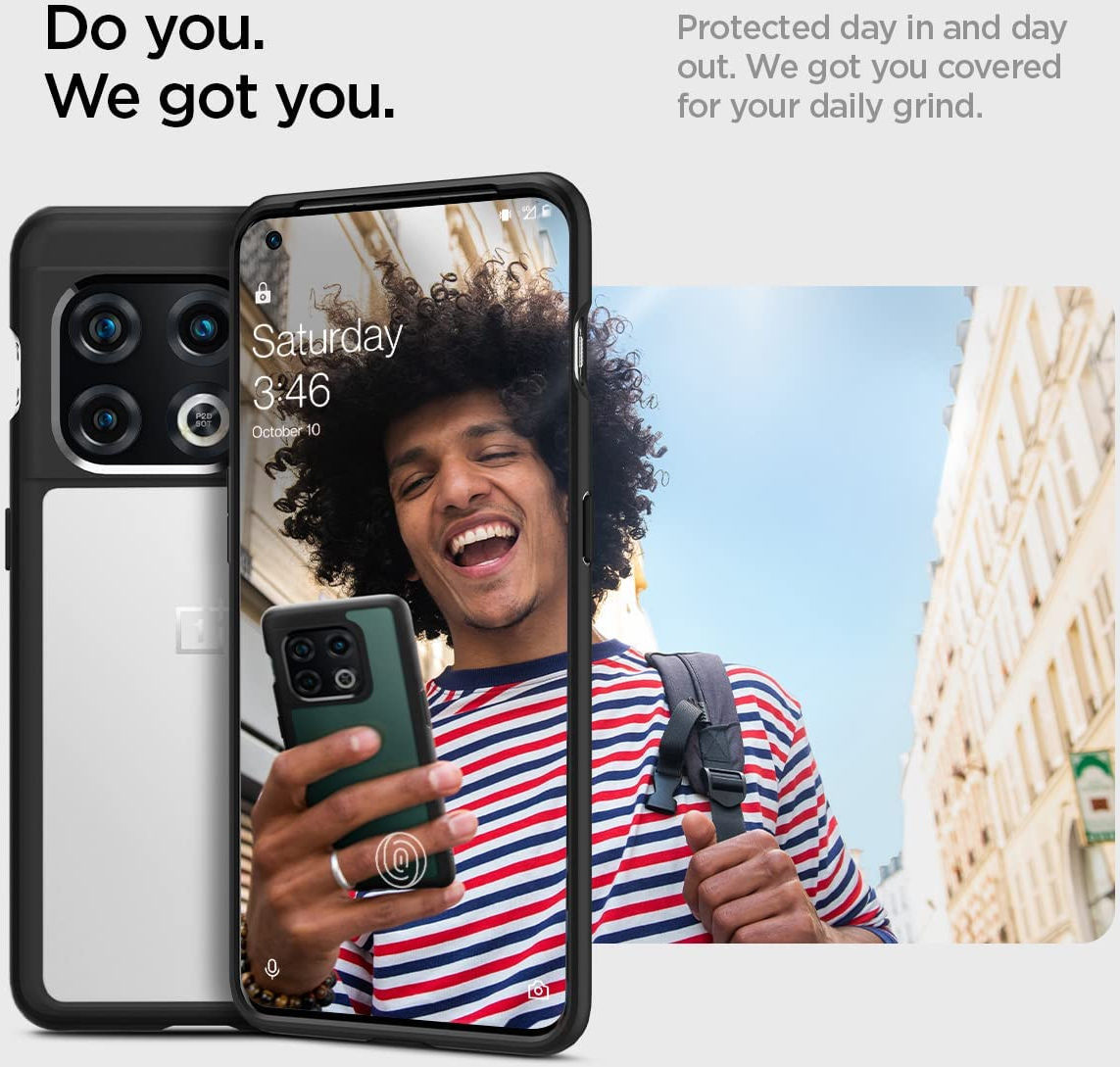 Spigen Ultra Hybrid Apple OnePlus 10 Pro Hoesje Zwart afbeelding 2