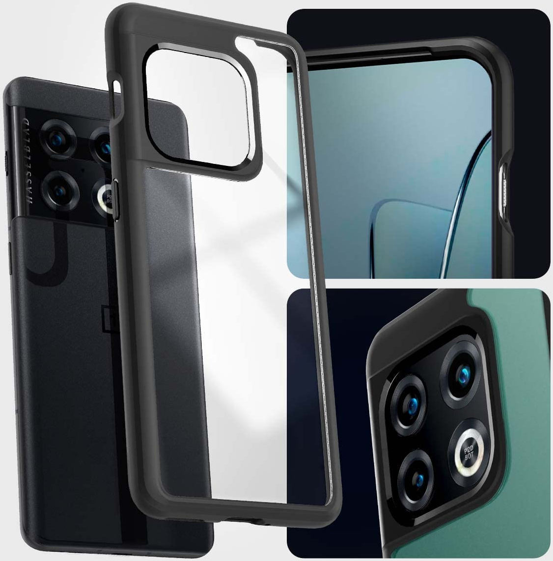 Spigen Ultra Hybrid Apple OnePlus 10 Pro Hoesje Zwart afbeelding 3