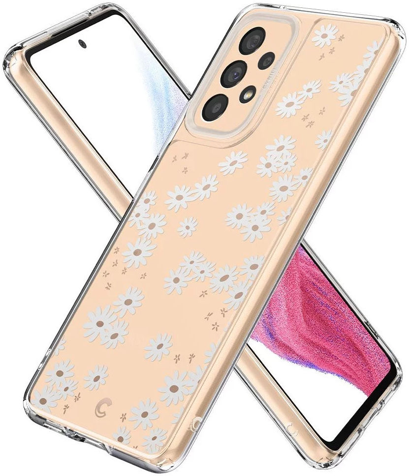 Spigen Cyrill Cecile Samsung Galaxy A53 Hoesje White Daisy afbeelding 10
