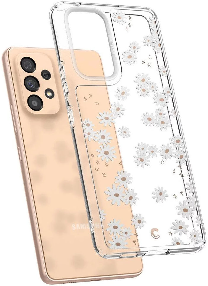 Spigen Cyrill Cecile Samsung Galaxy A53 Hoesje White Daisy afbeelding 2