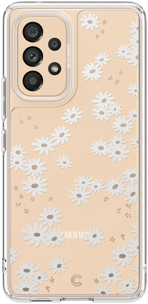 Spigen Cyrill Cecile Samsung Galaxy A53 Hoesje White Daisy afbeelding 3