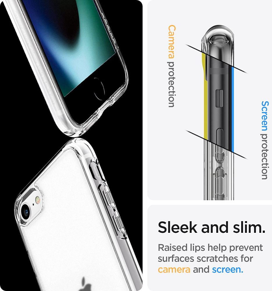 Spigen Ultra Hybrid 2 iPhone SE (2020/2022) / 8 / 7 Hoesje Transparant afbeelding 4