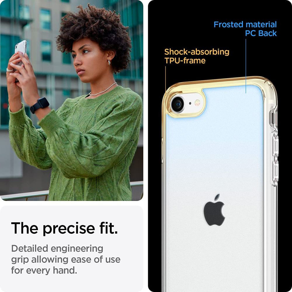 Spigen Ultra Hybrid 2 iPhone SE (2020/2022) / 8 / 7 Hoesje Transparant afbeelding 6