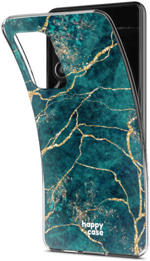 HappyCase Samsung Galaxy A53 Hoesje Flexibel TPU Aqua Marmer Print afbeelding 5