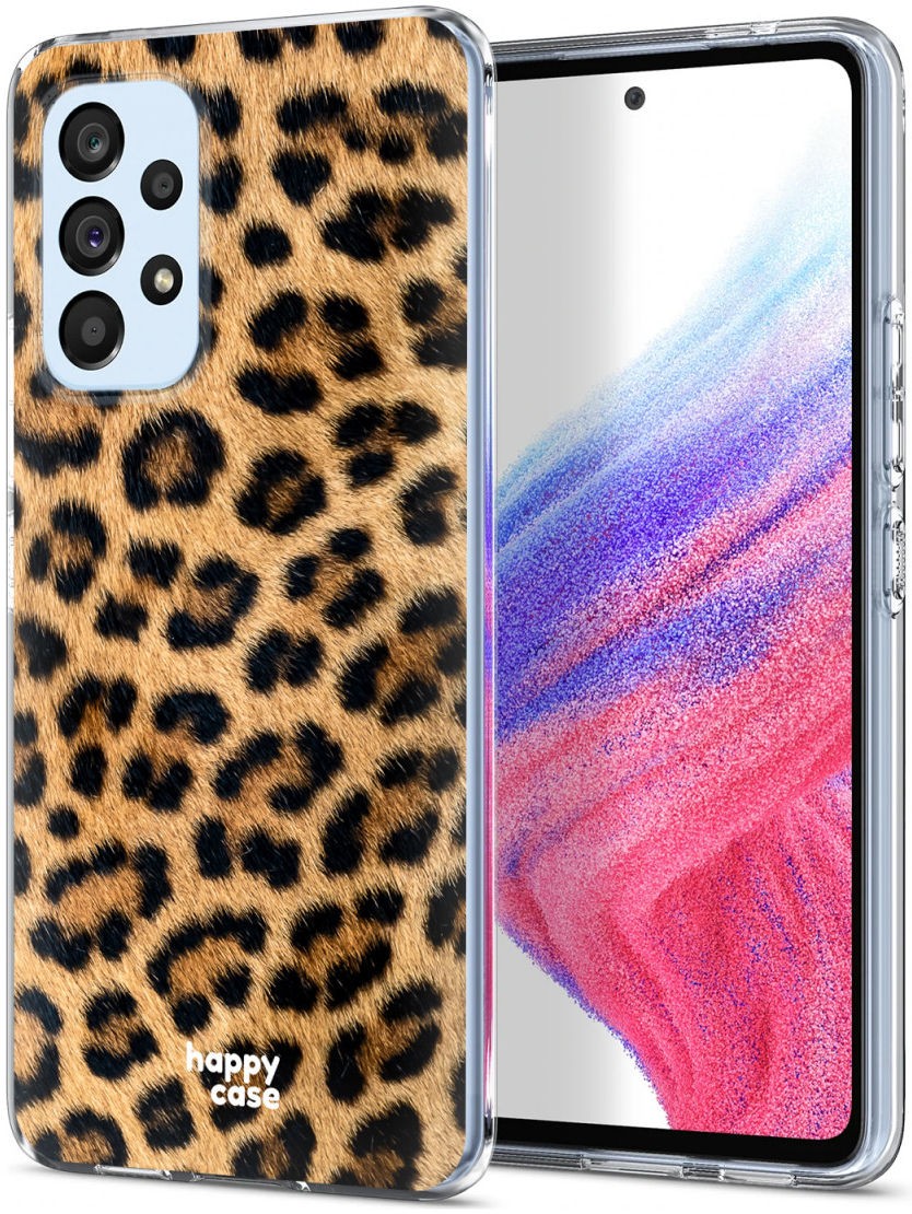 HappyCase Samsung Galaxy A53 Hoesje Flexibel TPU Wilde Panter Print afbeelding 2