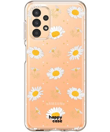 HappyCase Samsung Galaxy A13 Hoesje Flexibel TPU Bloemen Print Hoesjes