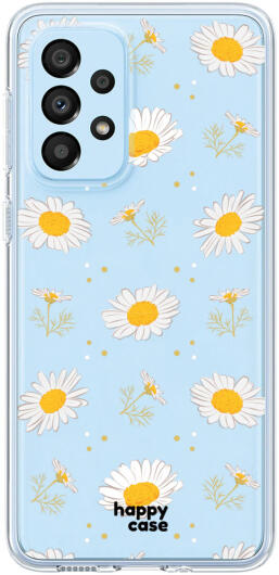 HappyCase Samsung Galaxy A33 Hoesje Flexibel TPU Bloemen Print afbeelding 1