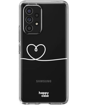 HappyCase Samsung Galaxy A53 Hoesje Flexibel TPU Hartje Print Hoesjes