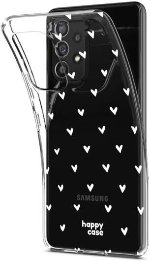HappyCase Samsung Galaxy A53 Hoesje Flexibel TPU Hartjes Print afbeelding 8
