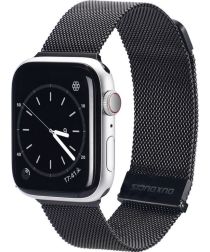Dux Ducis Apple Watch 45MM / 44MM / 42MM Bandje Stalen Milanese Zwart