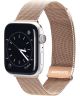 Dux Ducis Apple Watch 45MM / 44MM / 42MM Bandje Stalen Milanese Goud