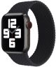 Apple Watch 41MM / 40MM / 38MM Bandje Solo Loop Geweven Zwart Maat: S