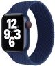 Apple Watch 1-9/SE 41/40/38MM Bandje Solo Loop Geweven Blauw Maat: M